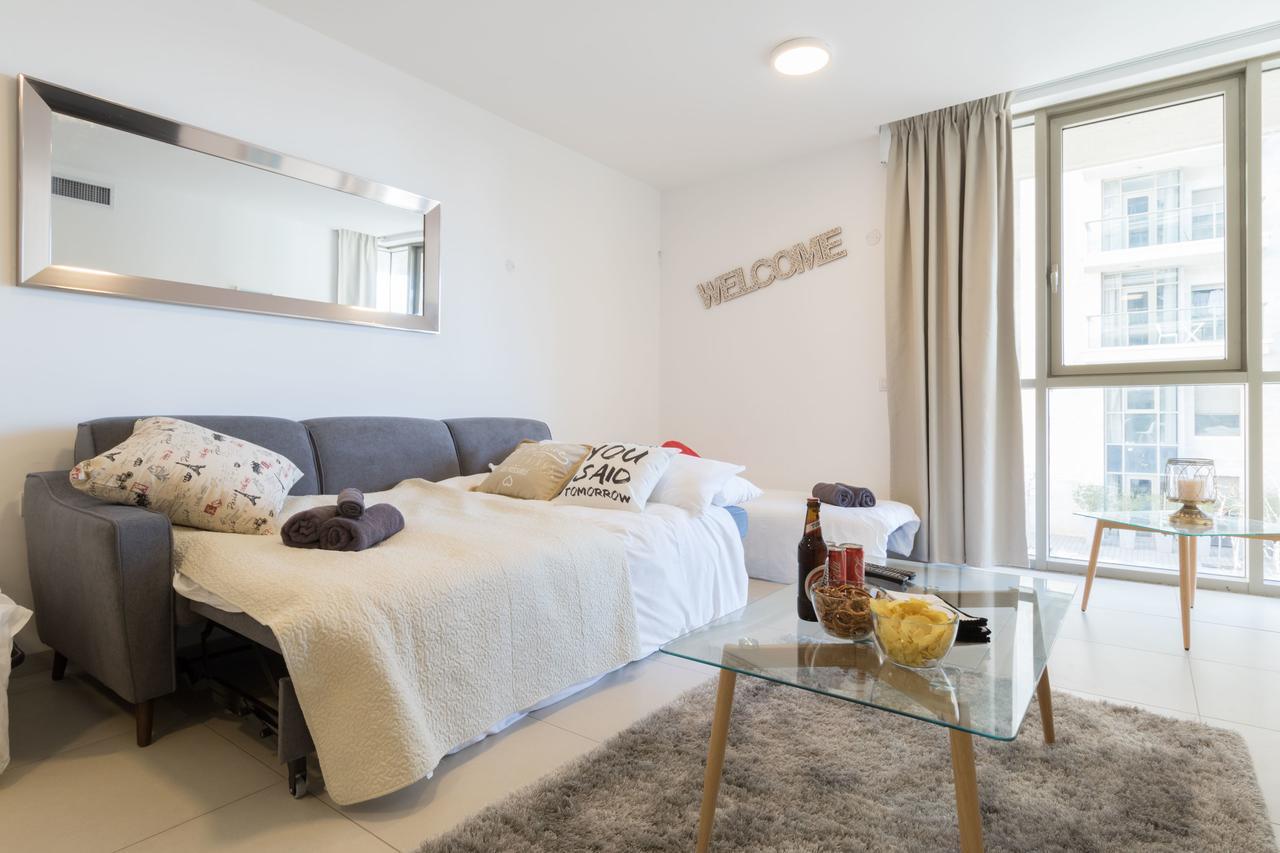 Luxury One-Bedroom Apartment/Parking In City Center 耶路撒冷 外观 照片